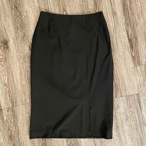 John Galliano viscose wool pencil skirt